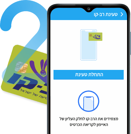 צעד 2 - מצמידים את הרב קו לטלפון לסריקה - PayBox