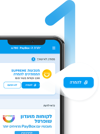 צעד 1 - ממירים מטבעות