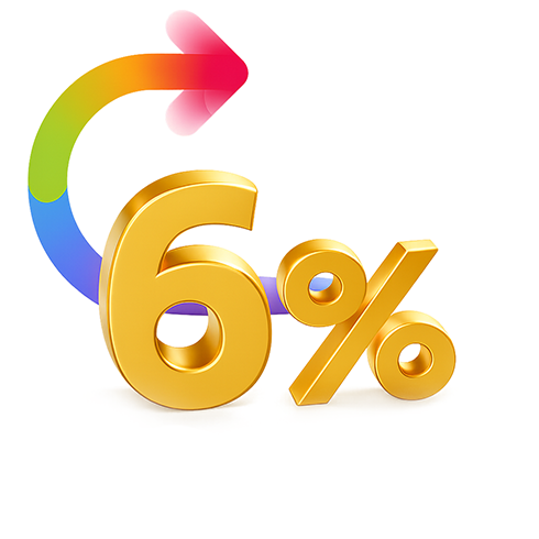 6% ריבית על היתרה - פייבוקס